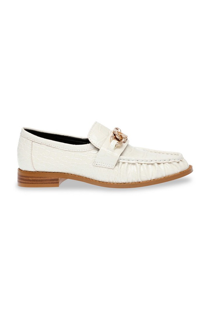 Cathedral White Closed Flats & Ballerinas
