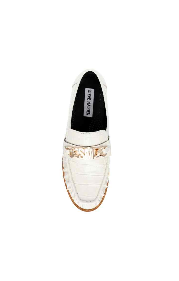 Cathedral White Closed Flats & Ballerinas