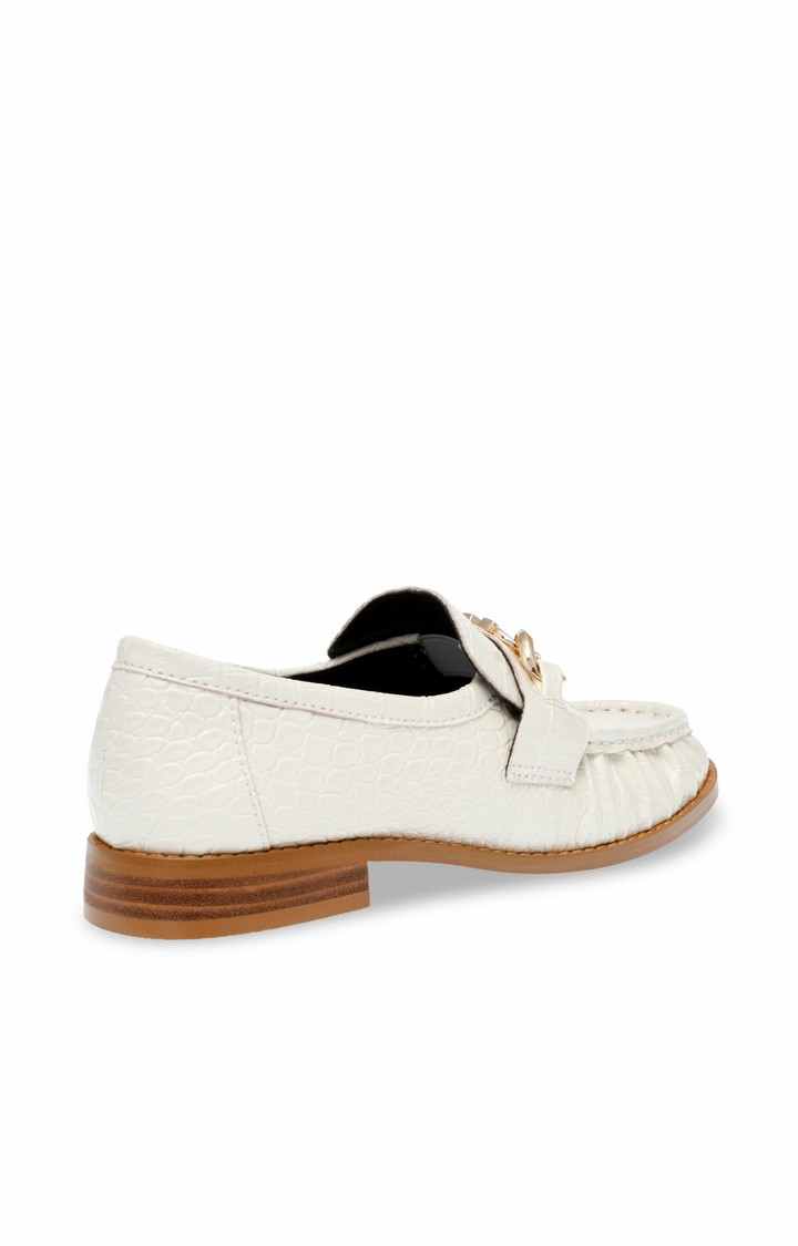 Cathedral White Closed Flats & Ballerinas
