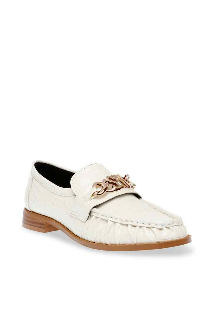 Cathedral White Closed Flats & Ballerinas