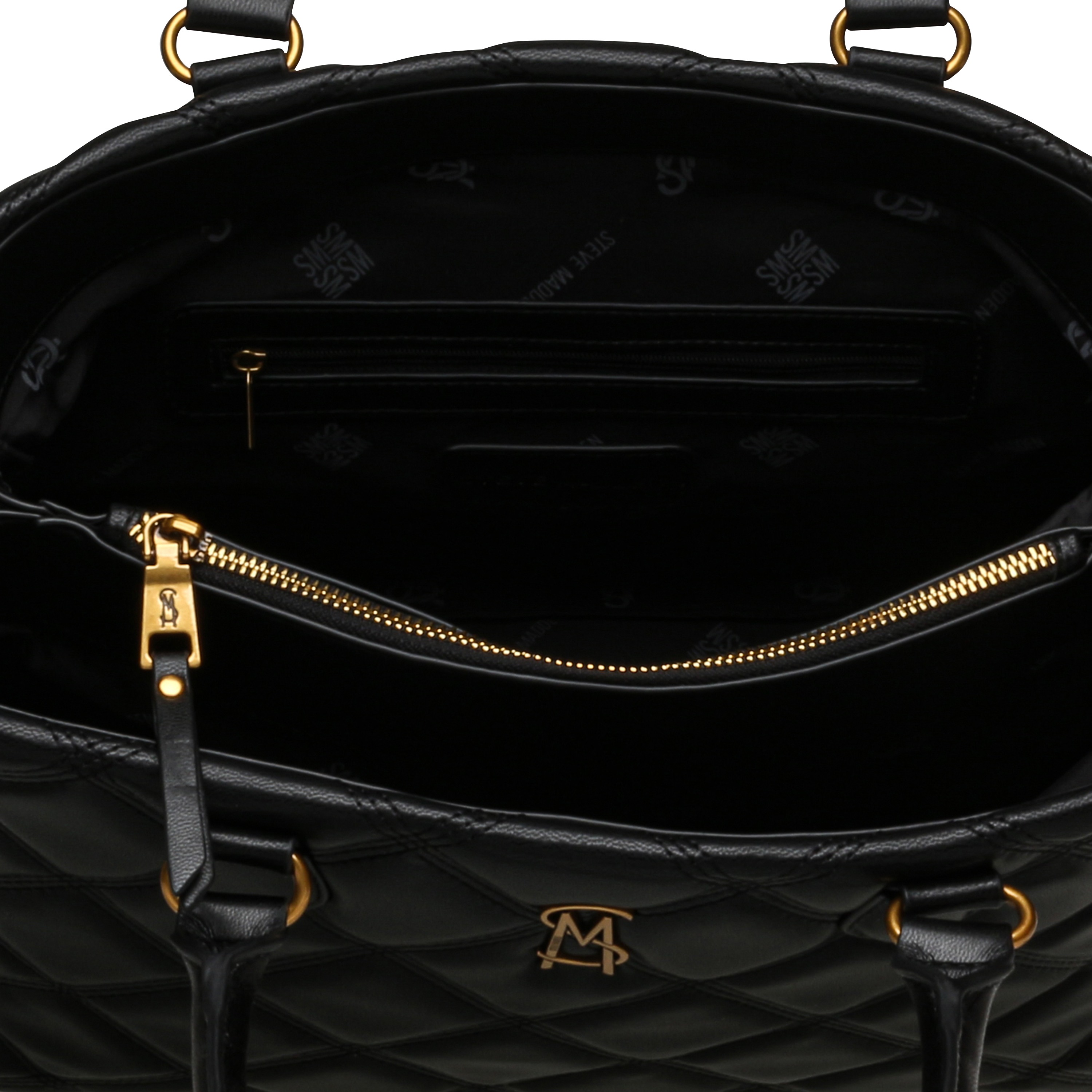 BABBI GOLD-BLACK TOTE