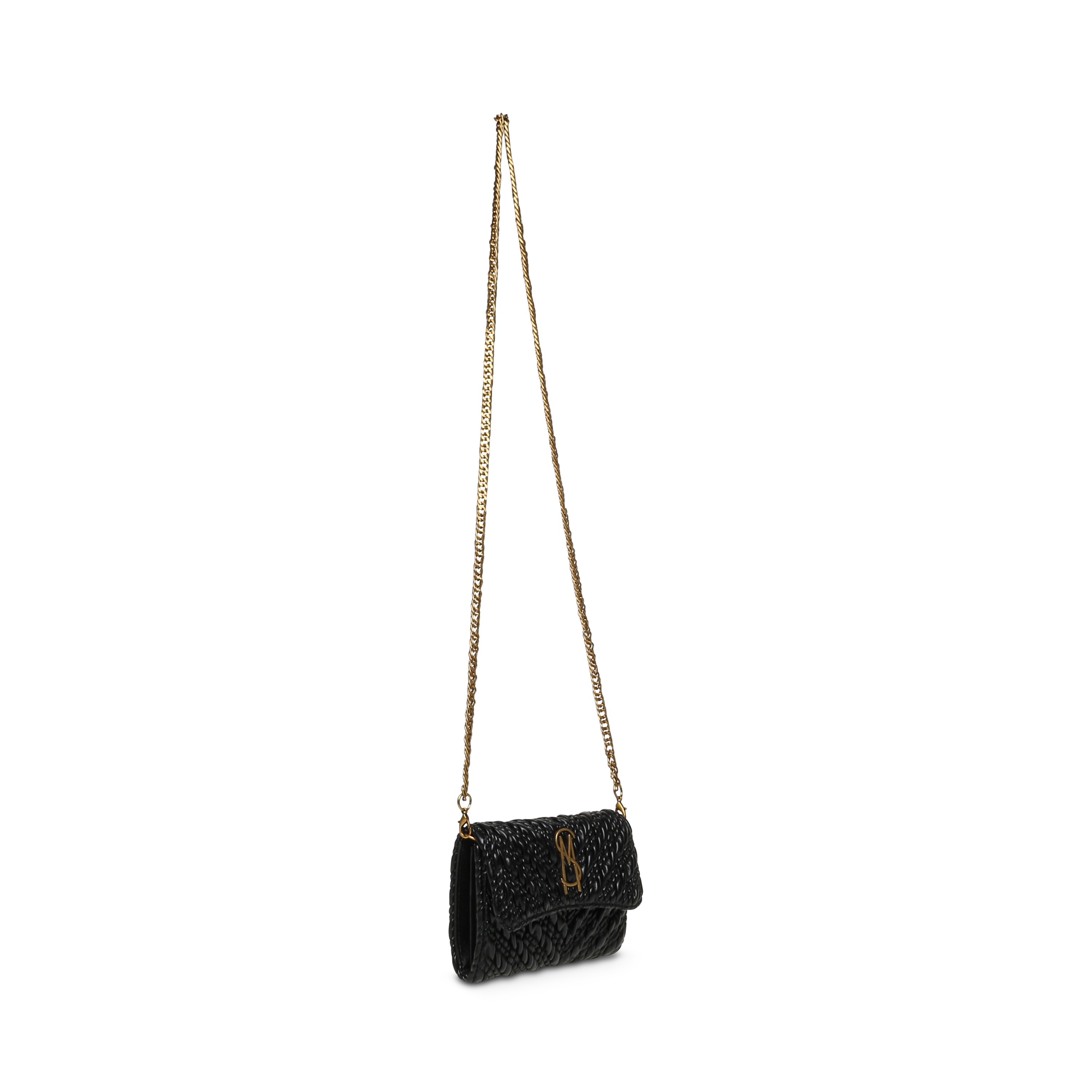 BASHA-G BLACK-GOLD CROSSBODY