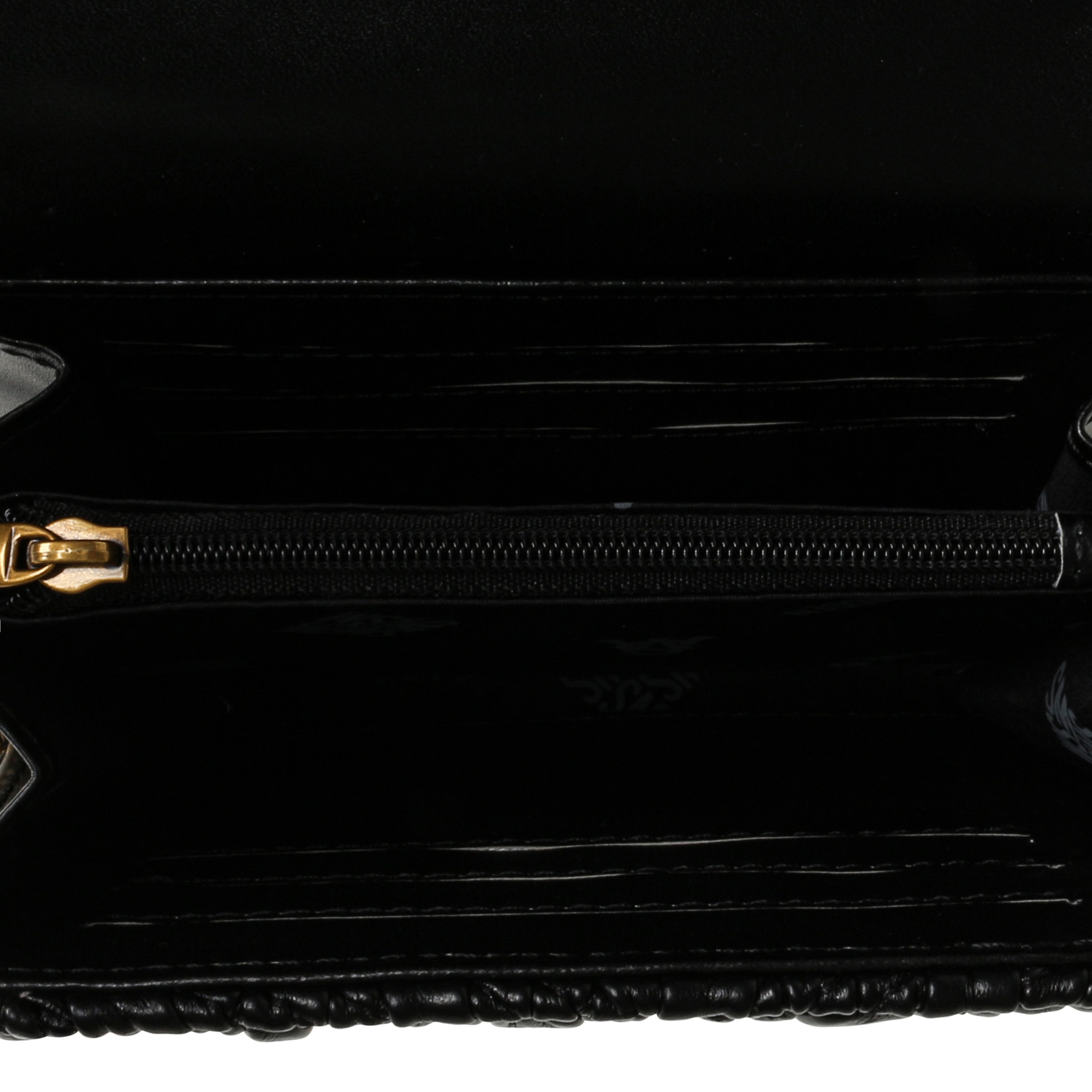 BASHA-G BLACK-GOLD CROSSBODY