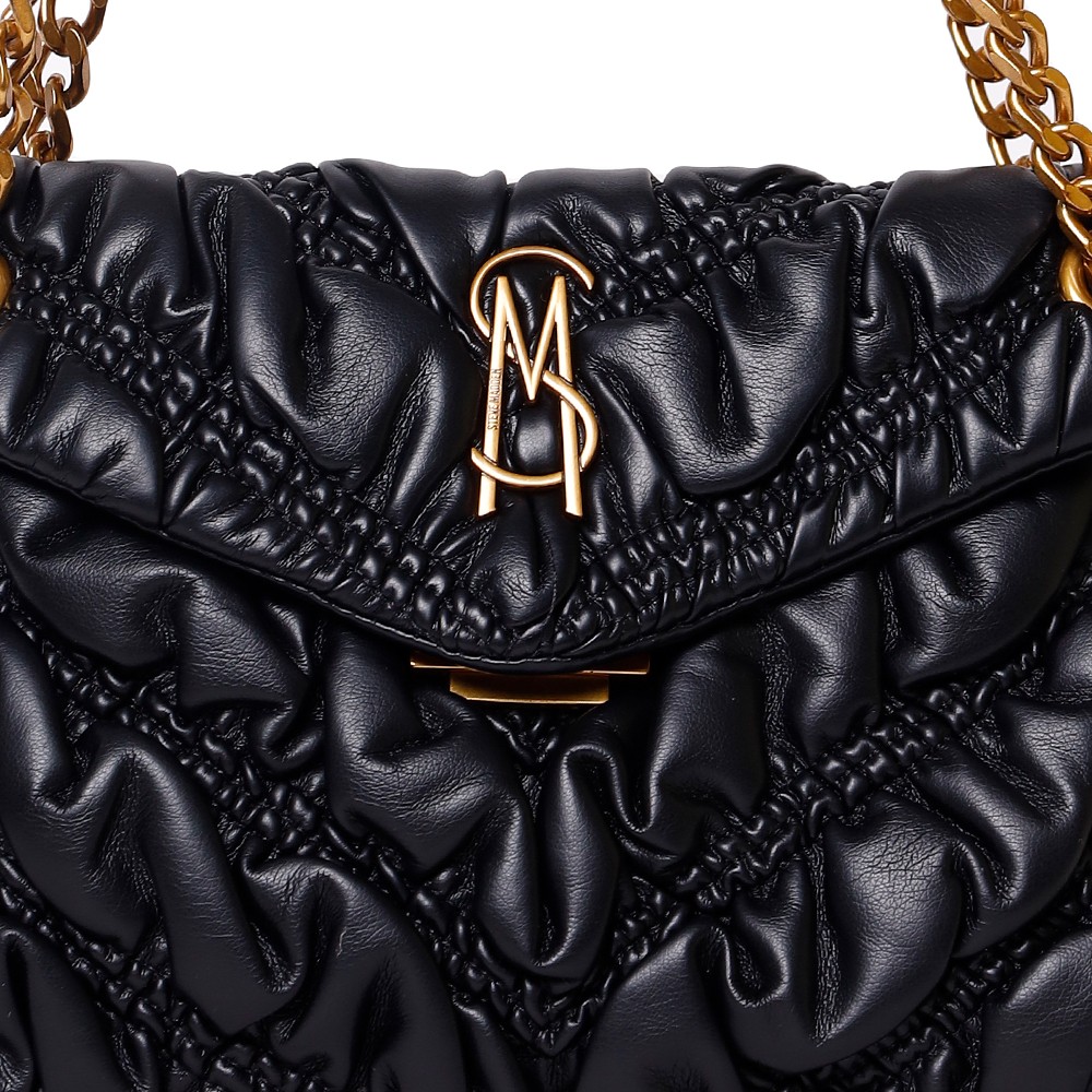 Bbleu-G Black-Gold Crossbody