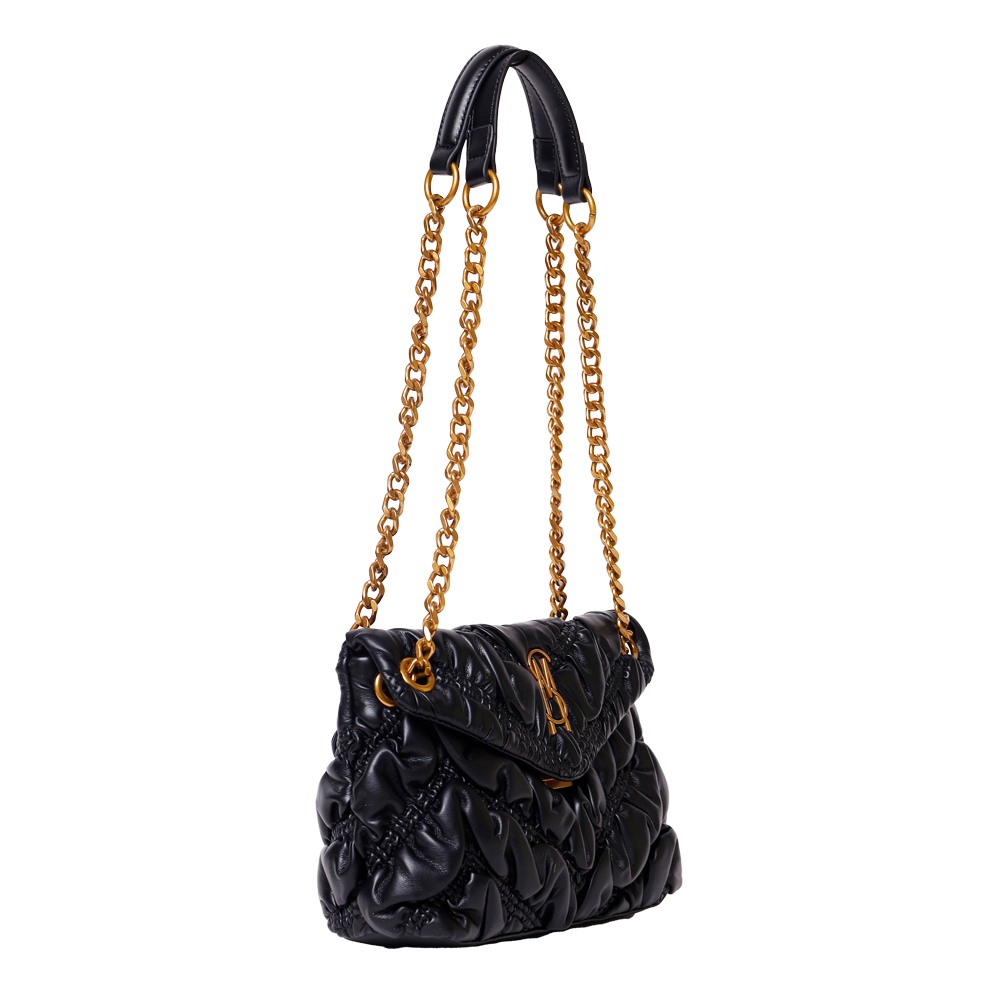 Bbleu-G Black-Gold Crossbody