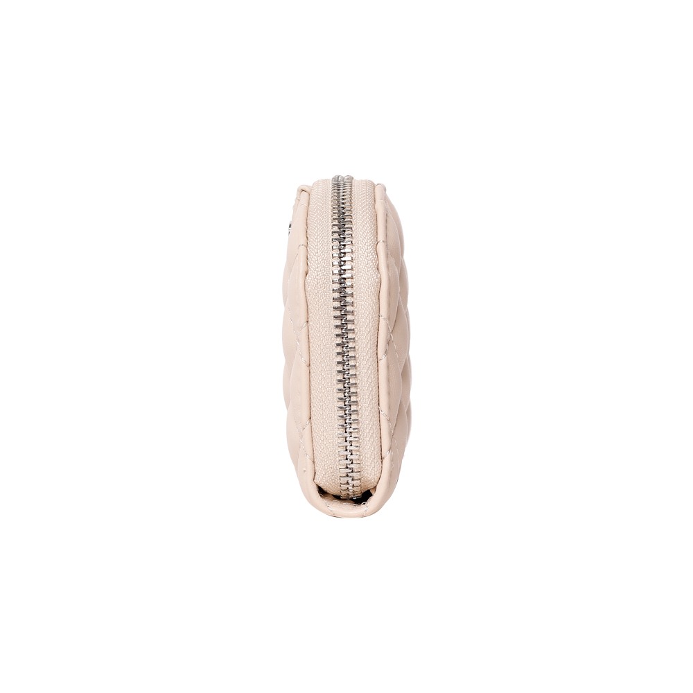 Bcleff Bone-Silver Clutches & Wallets
