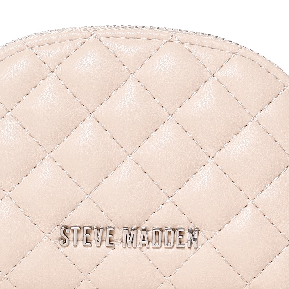 Bcleff Bone-Silver Clutches & Wallets