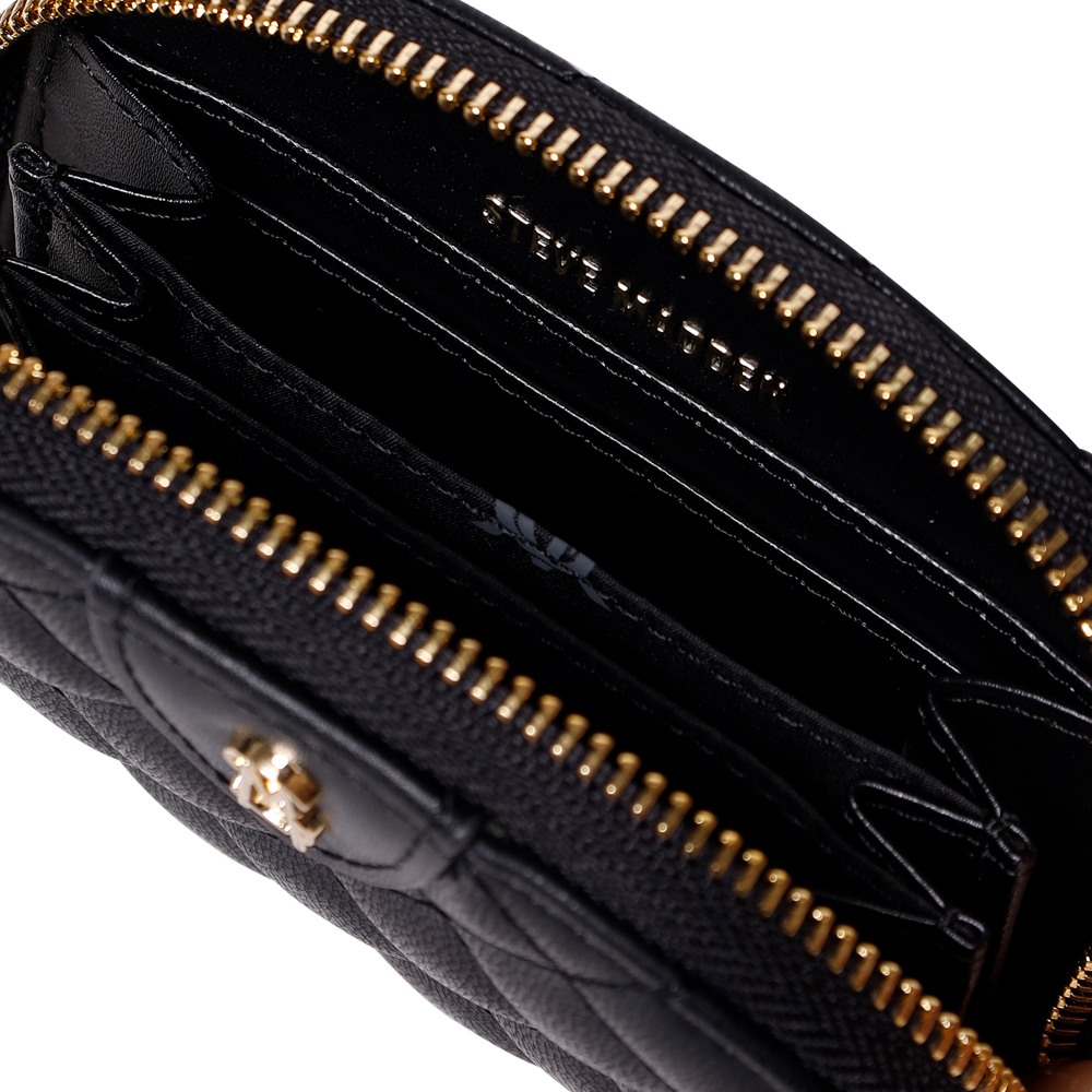 Bcleff Black-Gold Clutches & Wallets