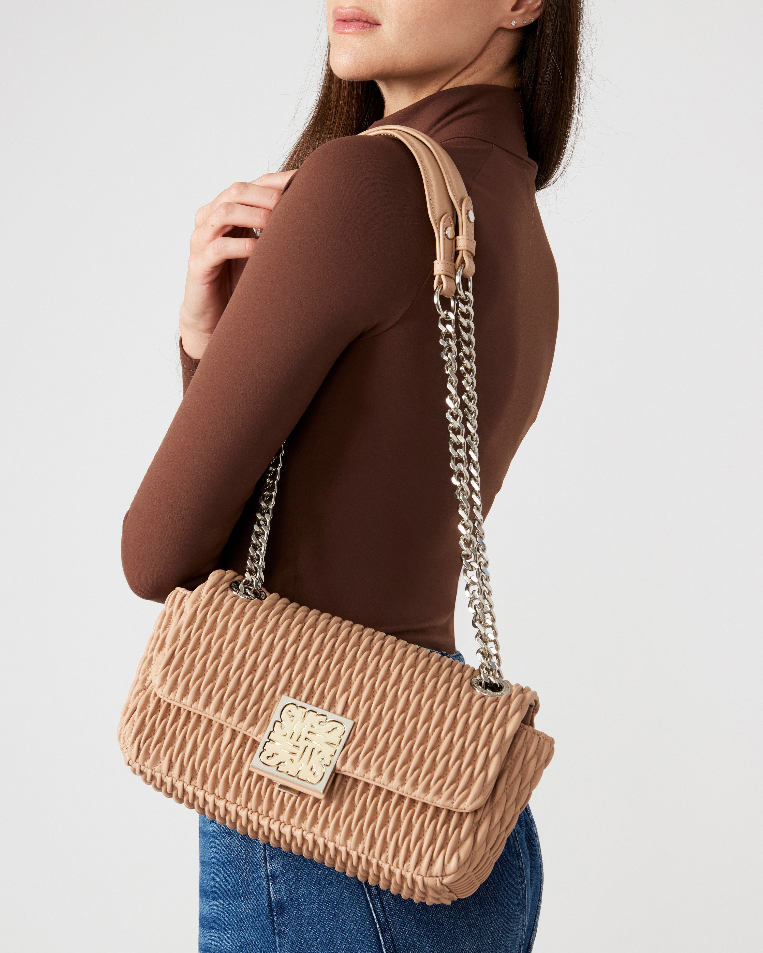 Bhayes Beige Satchel