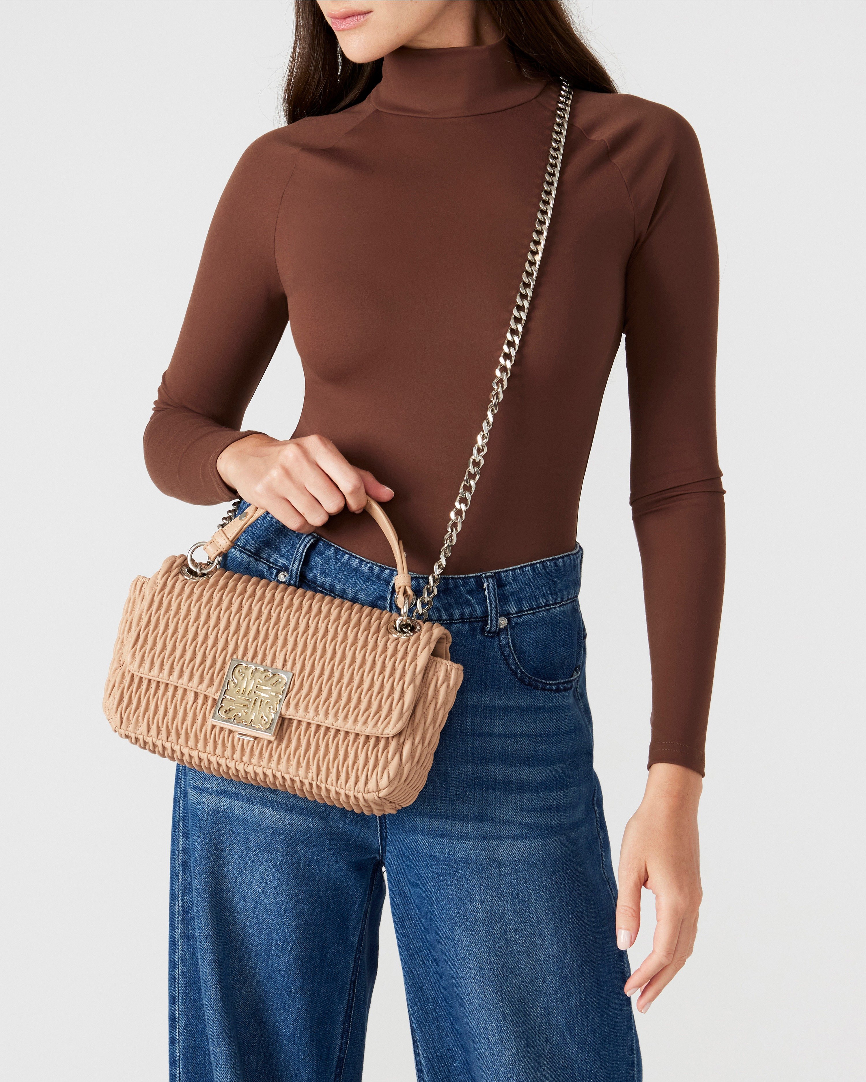 Bhayes Beige Satchel