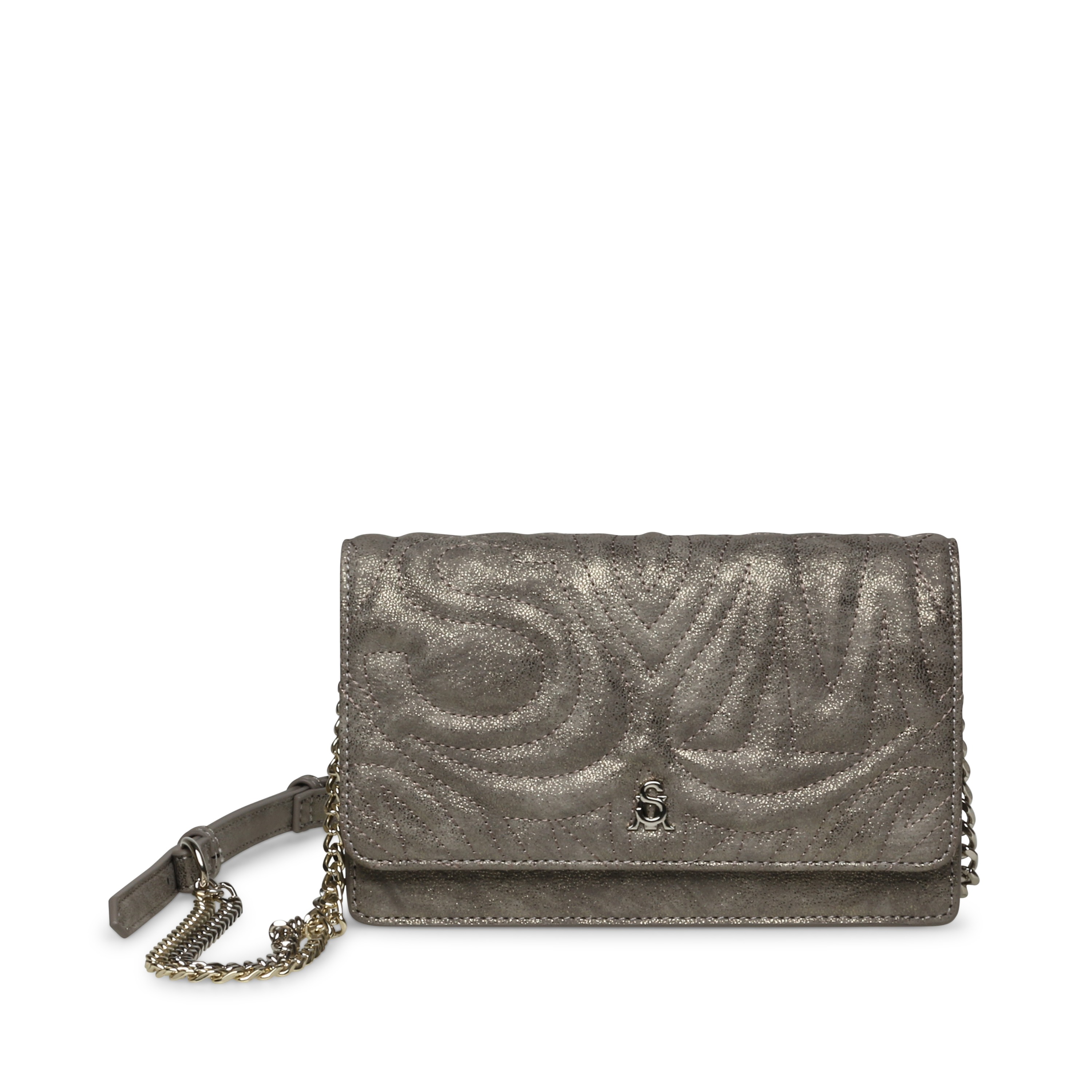 BLASTLY PEWTER CLUTCH