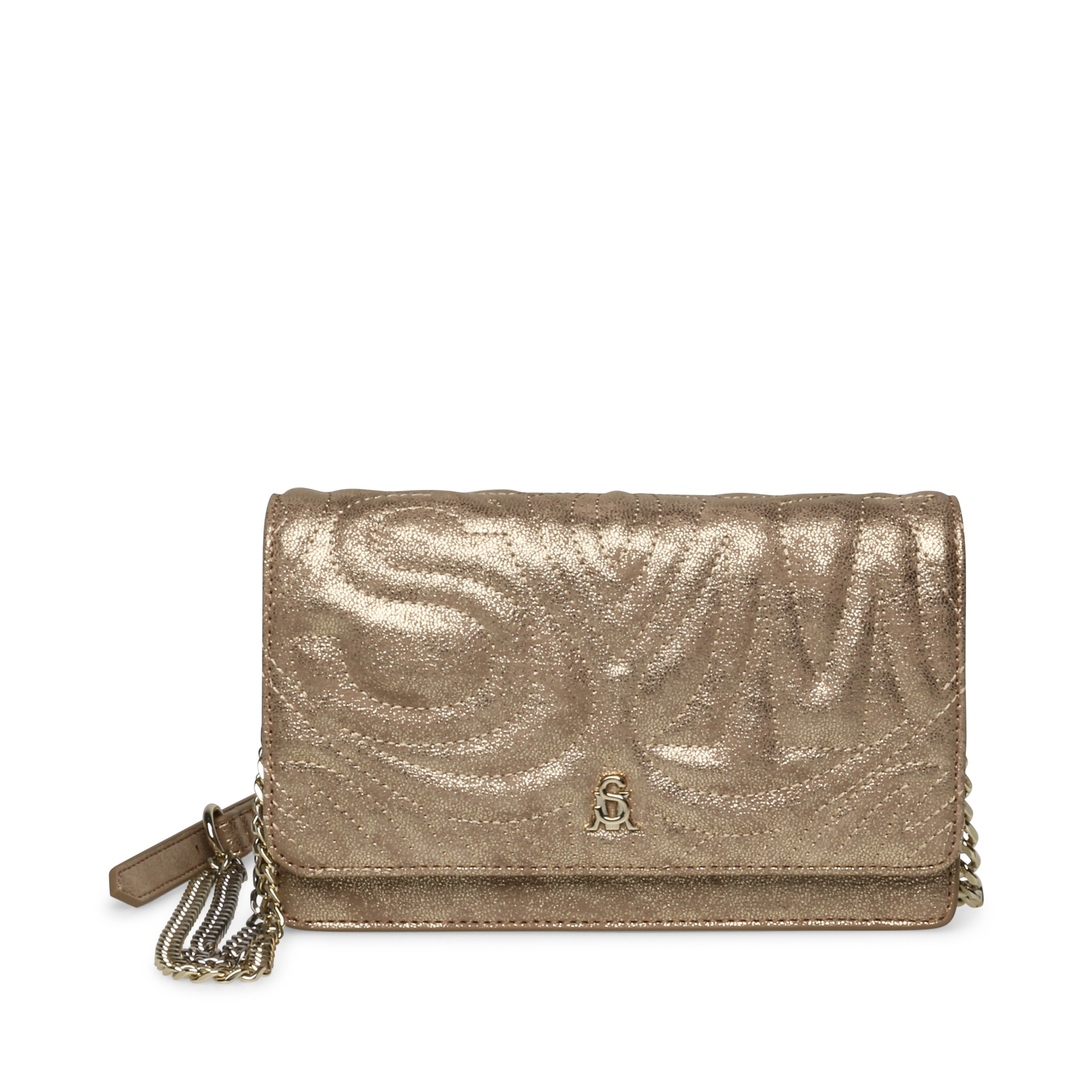 Blastly Gold Clutches & Wallets