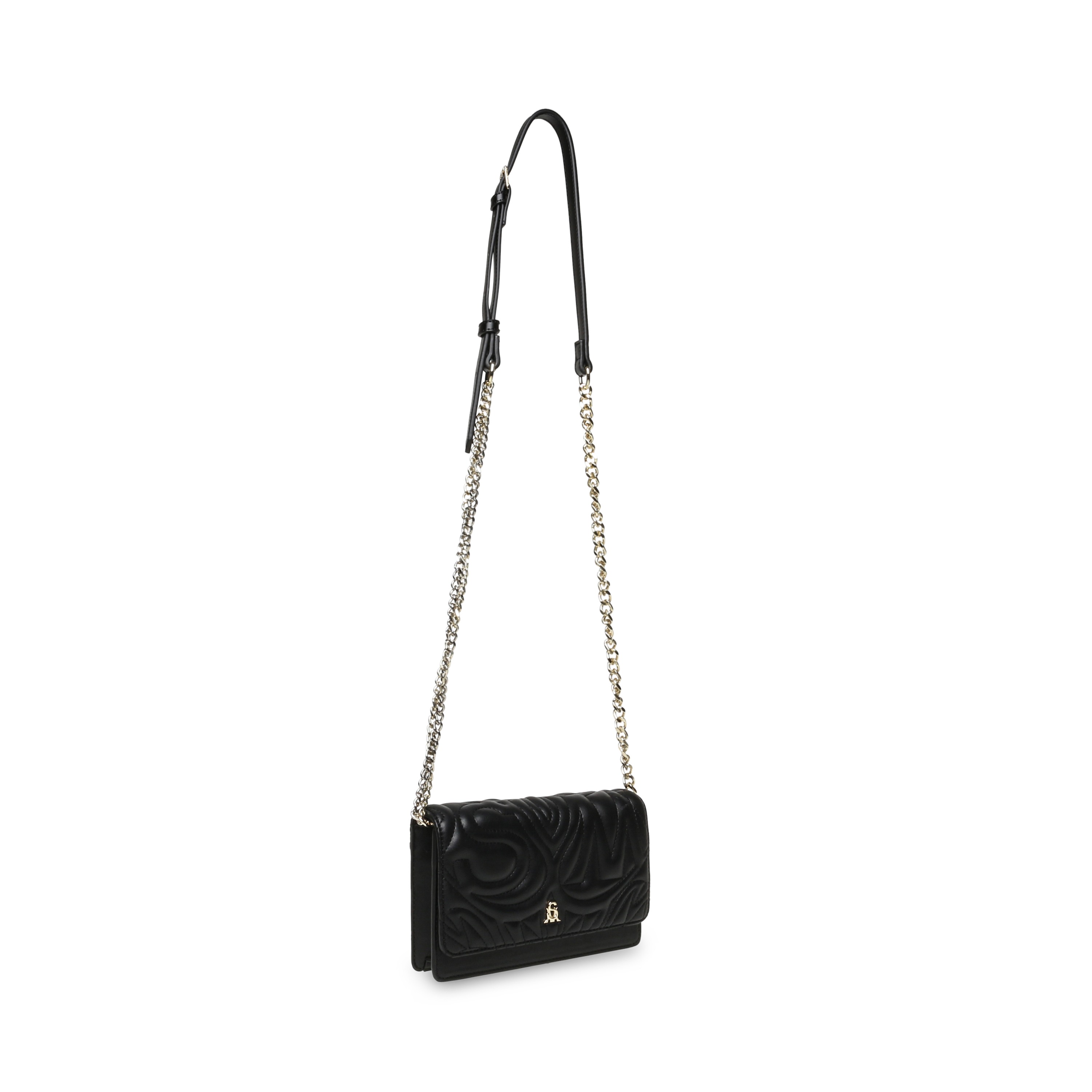 Blastly Black-Gold Clutches & Wallets