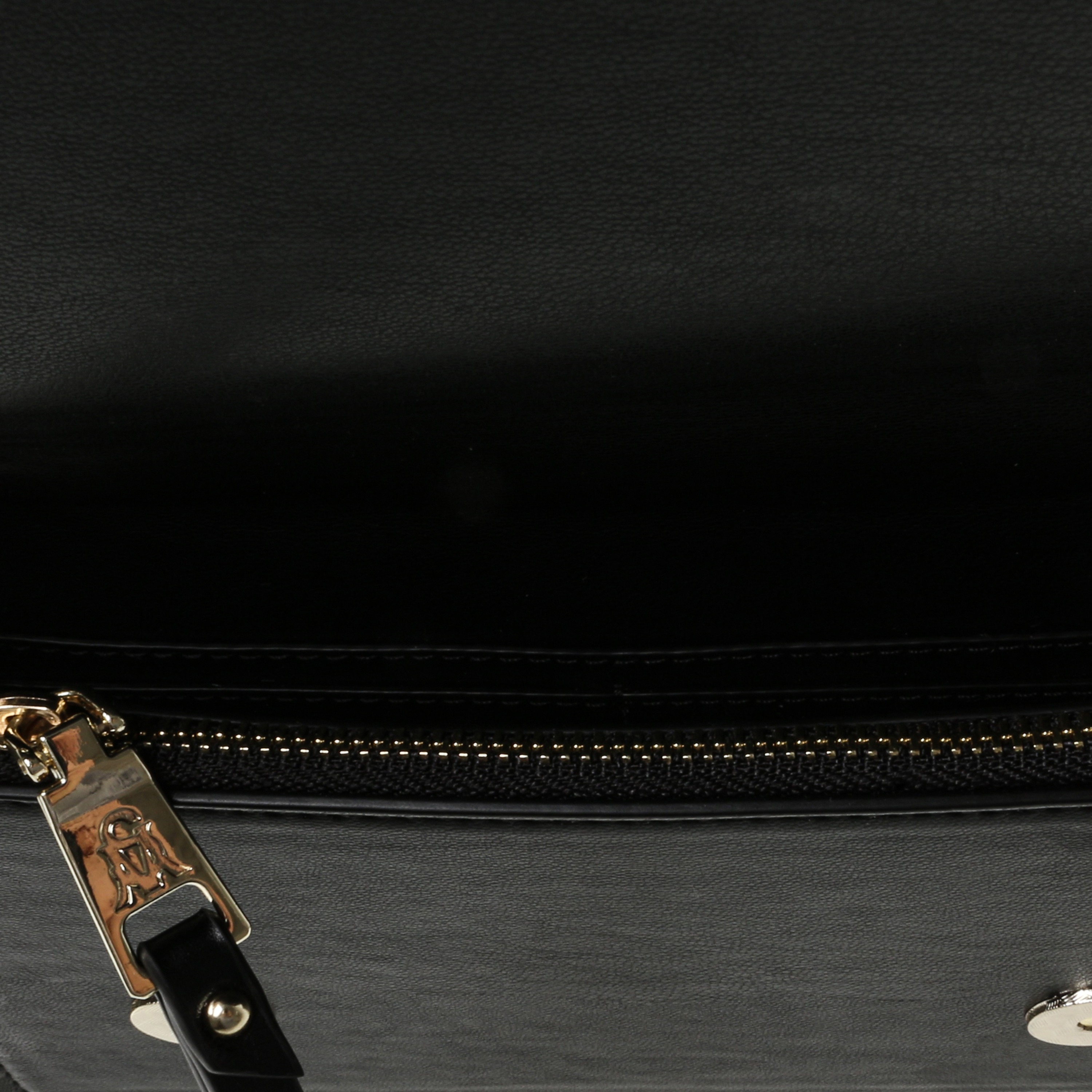 Blastly Black-Gold Clutches & Wallets