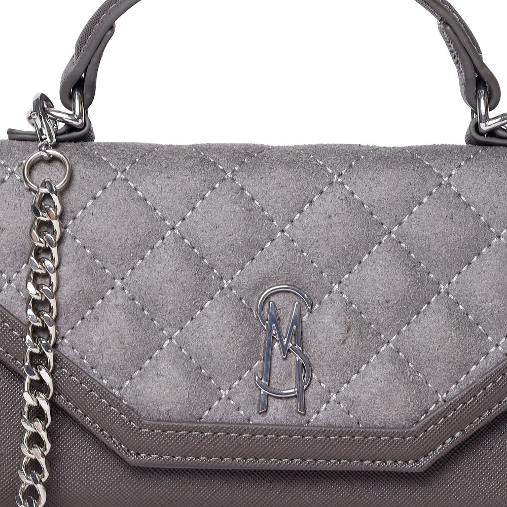 Bmaly Grey Satchel