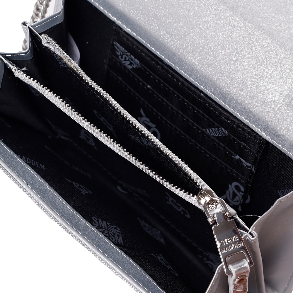 Bmerlo Silver Clutches & Wallets