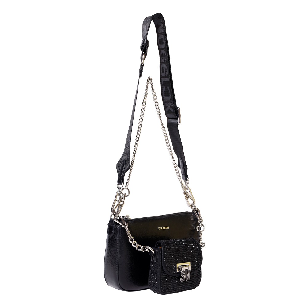 Bnaim-R Black-Silver Crossbody