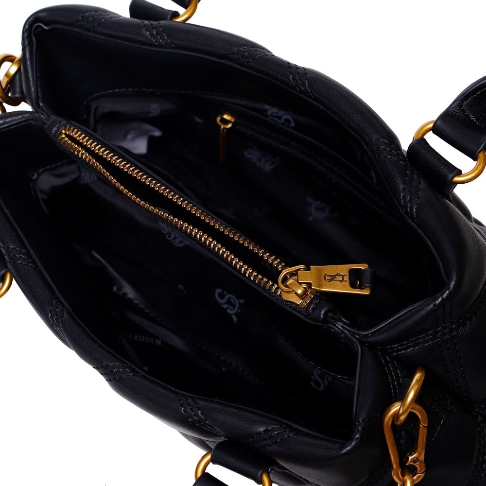 BNESSIE GOLD-BLACK TOTE