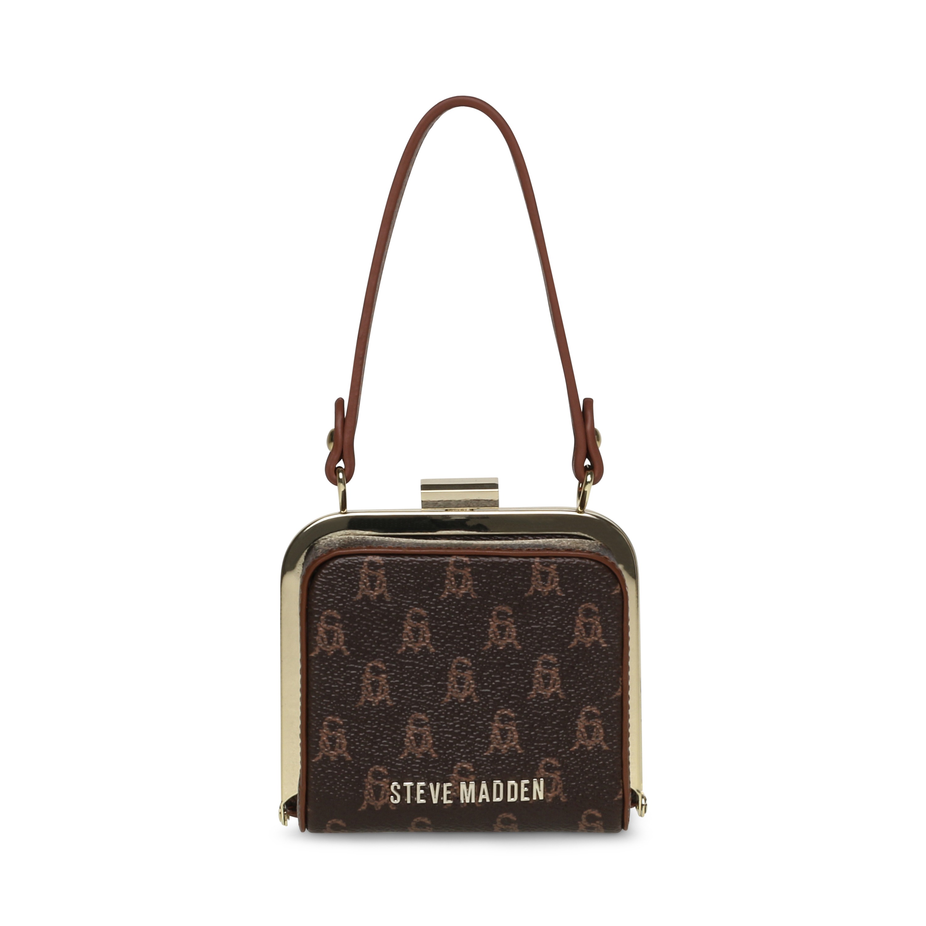 BPAULY BROWN-GOLD SATCHEL