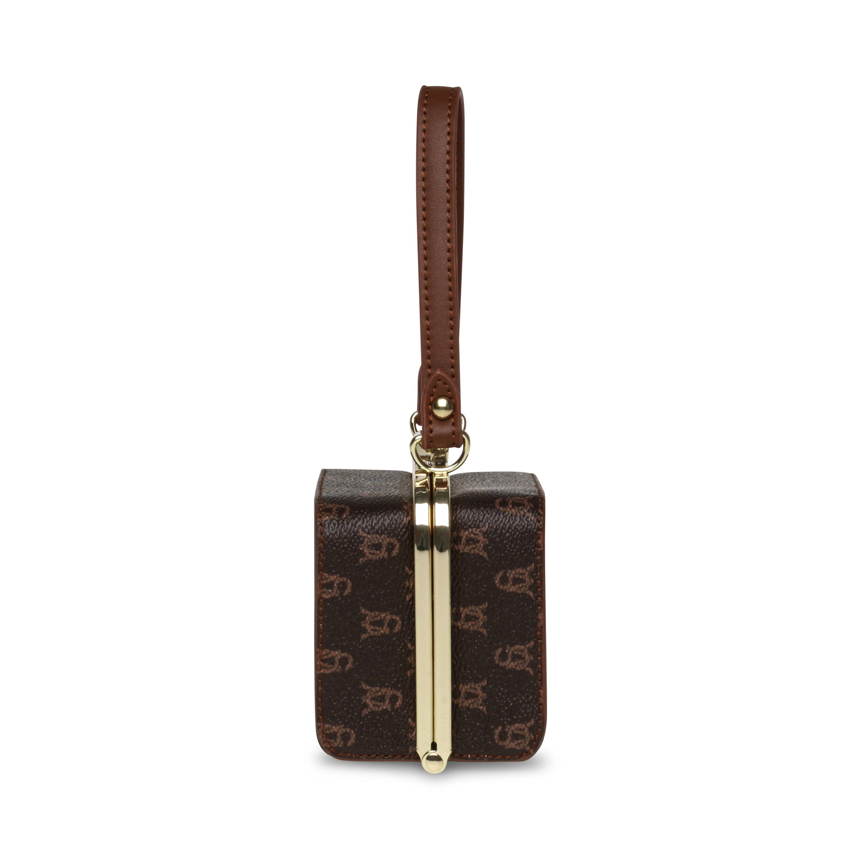 BPAULY BROWN-GOLD SATCHEL