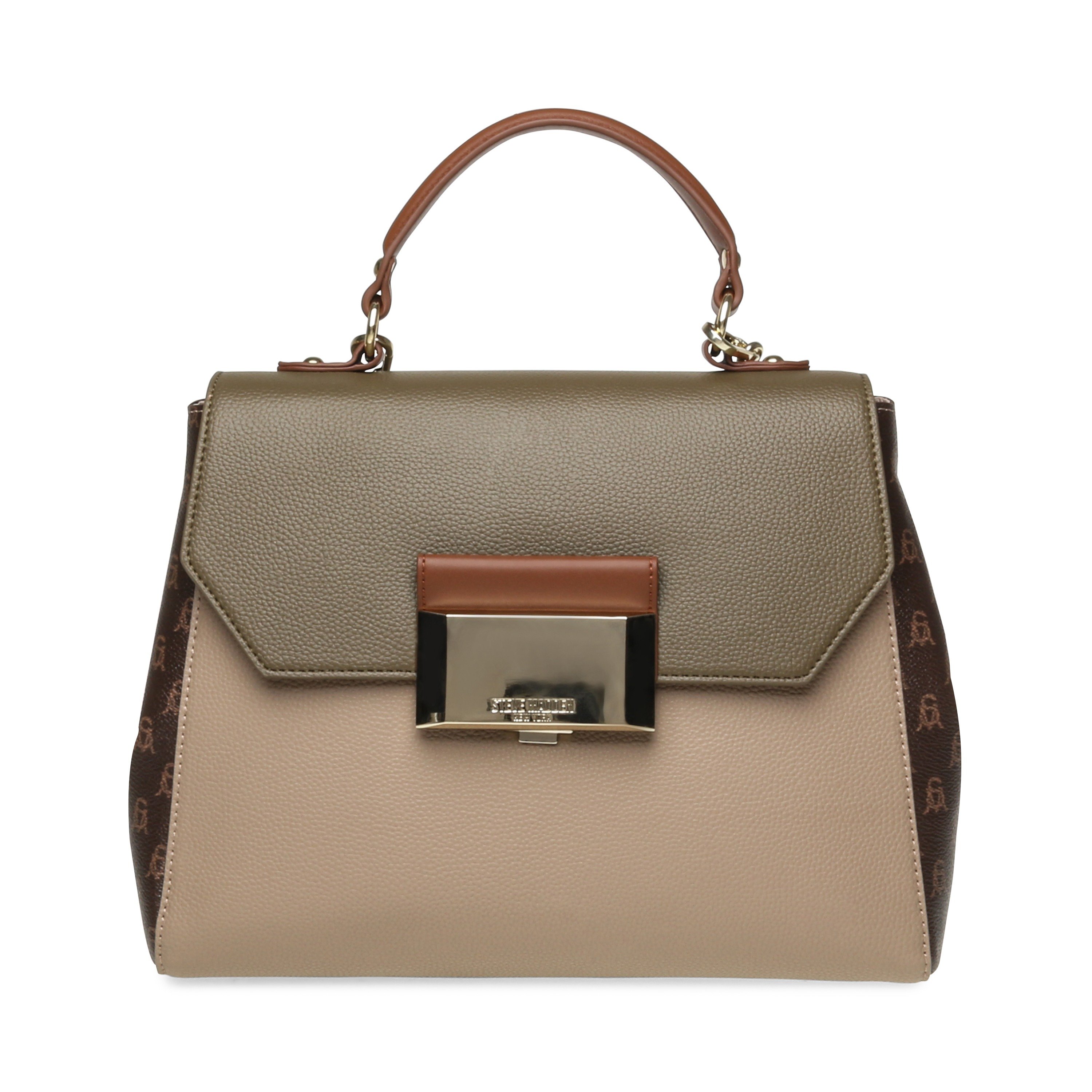 Bsherif Taupe Multi Satchel