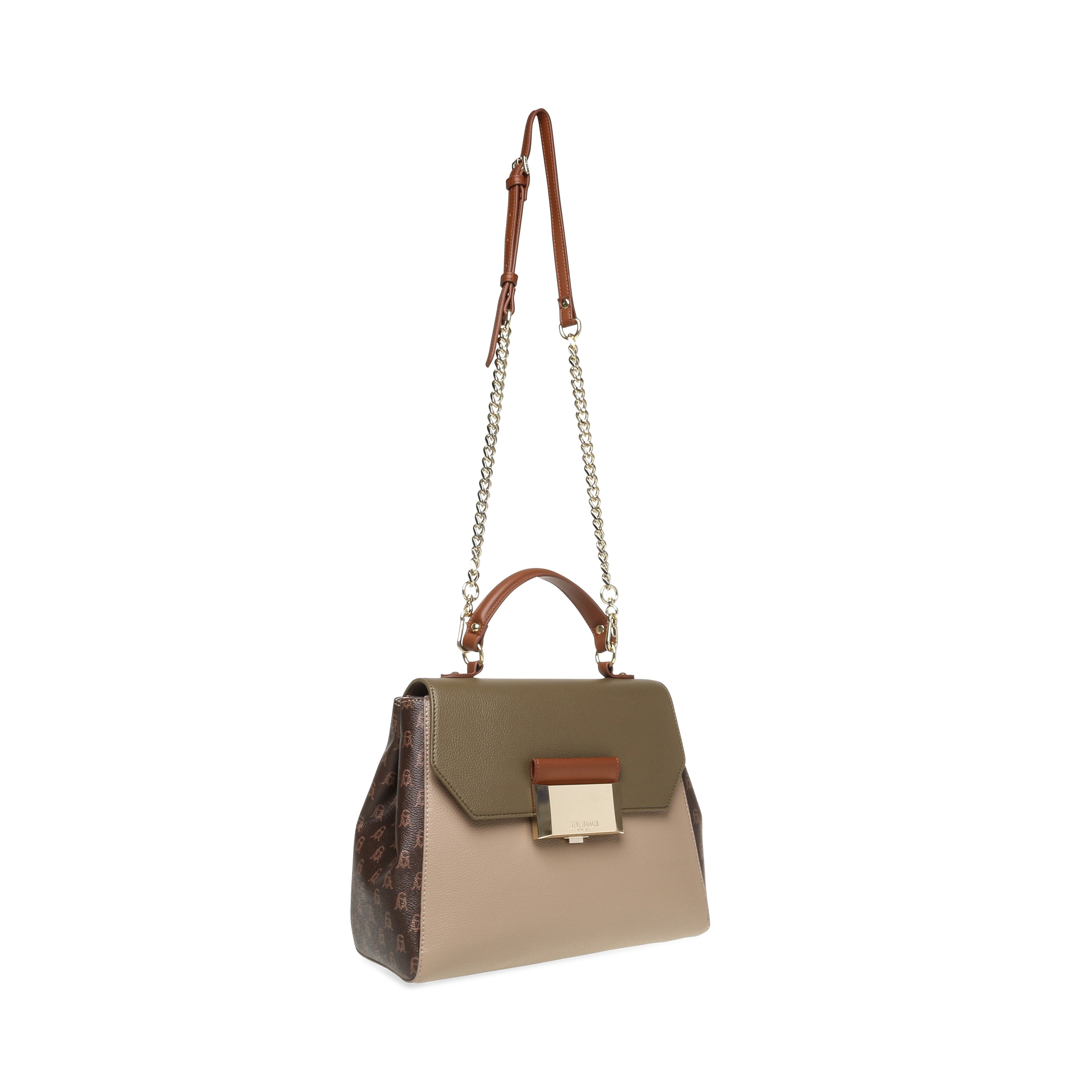 Bsherif Taupe Multi Satchel