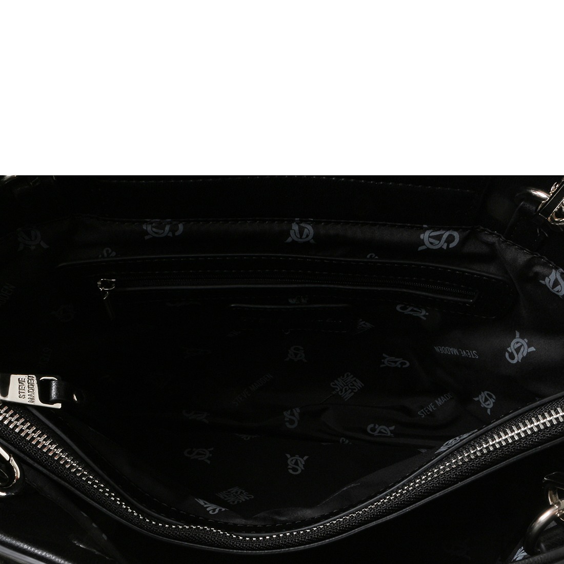 BSOLE BLACK-SILVER SATCHEL