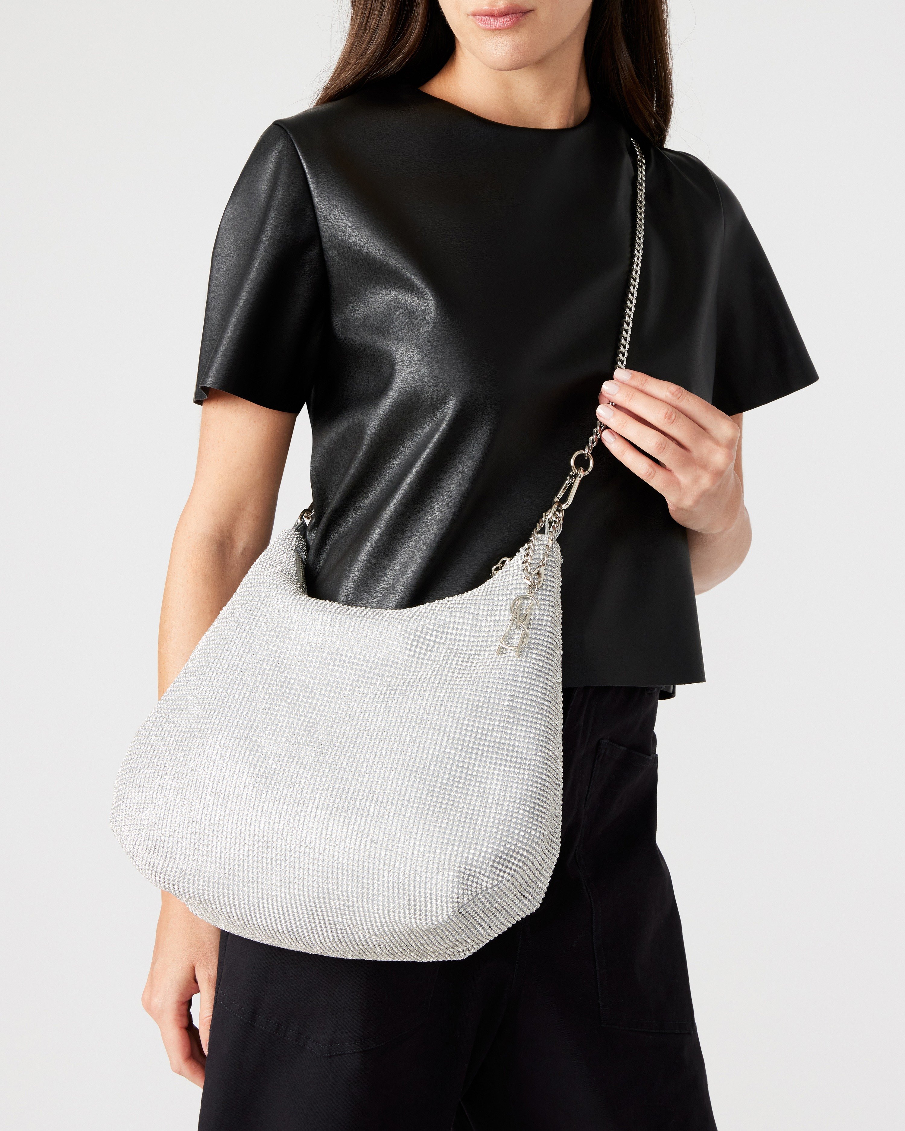 Bstarlet Silver Satchel