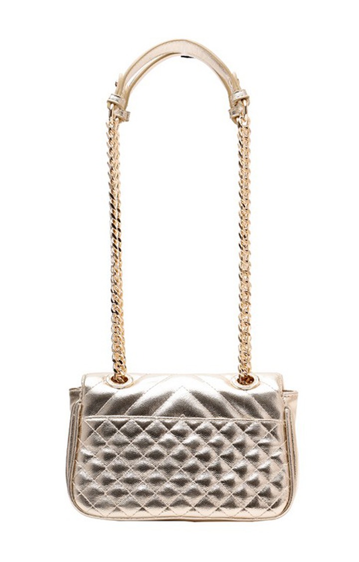 Bi2001 Gold Handbags