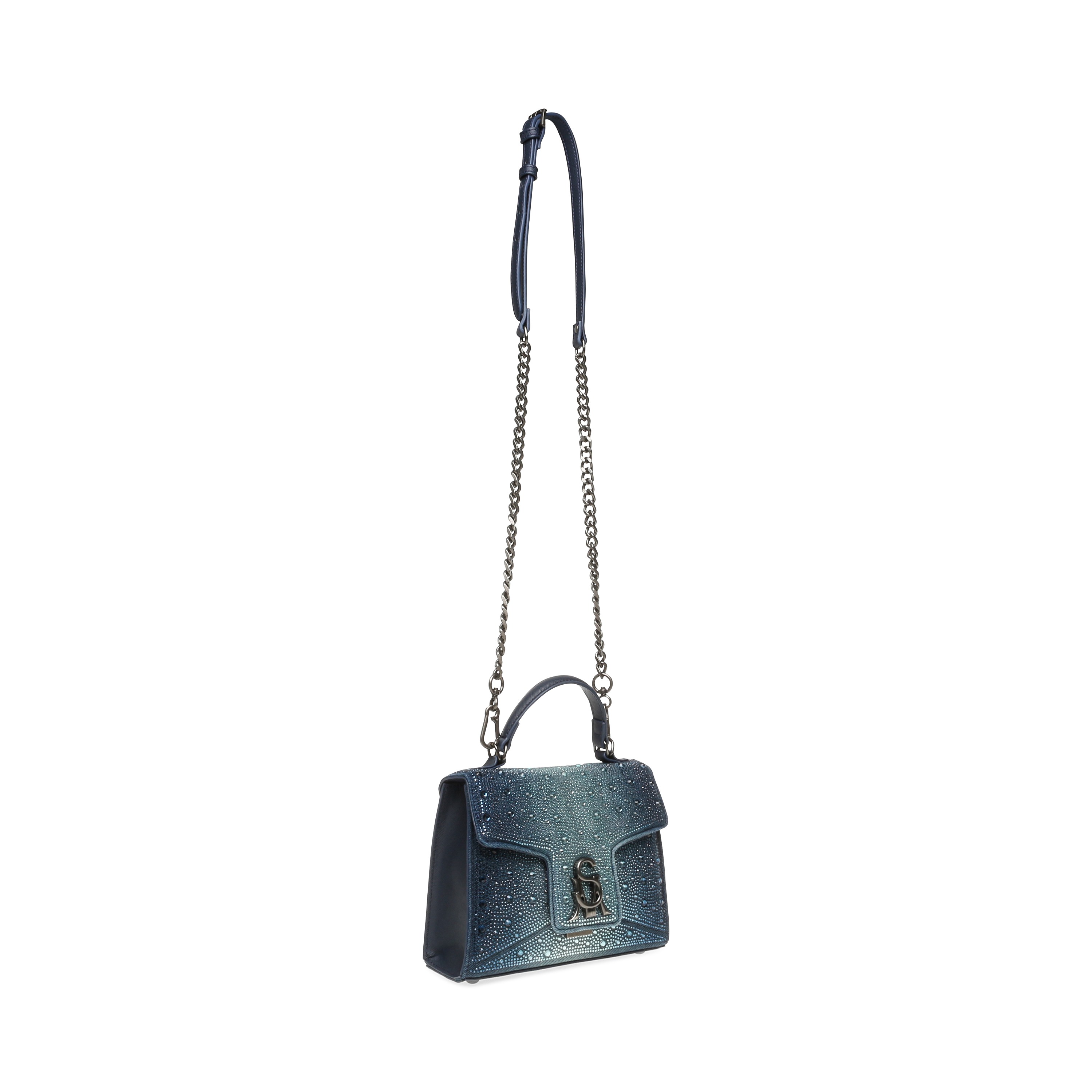 BJANAE-D BLUE-DENIM SATCHEL