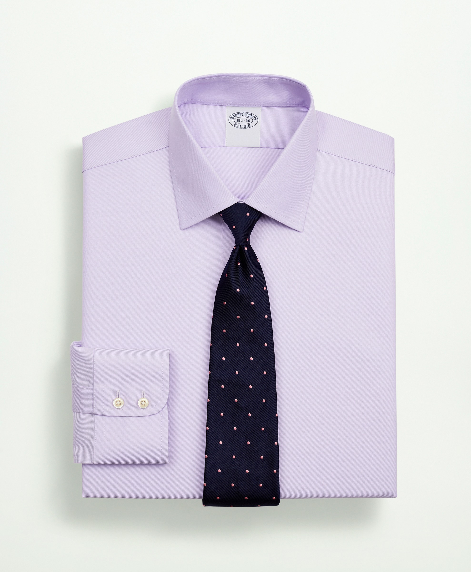 Brooks Brothers | Stretch Supima Cotton Non-Iron Twill Ainsley Collar Dress Shirt