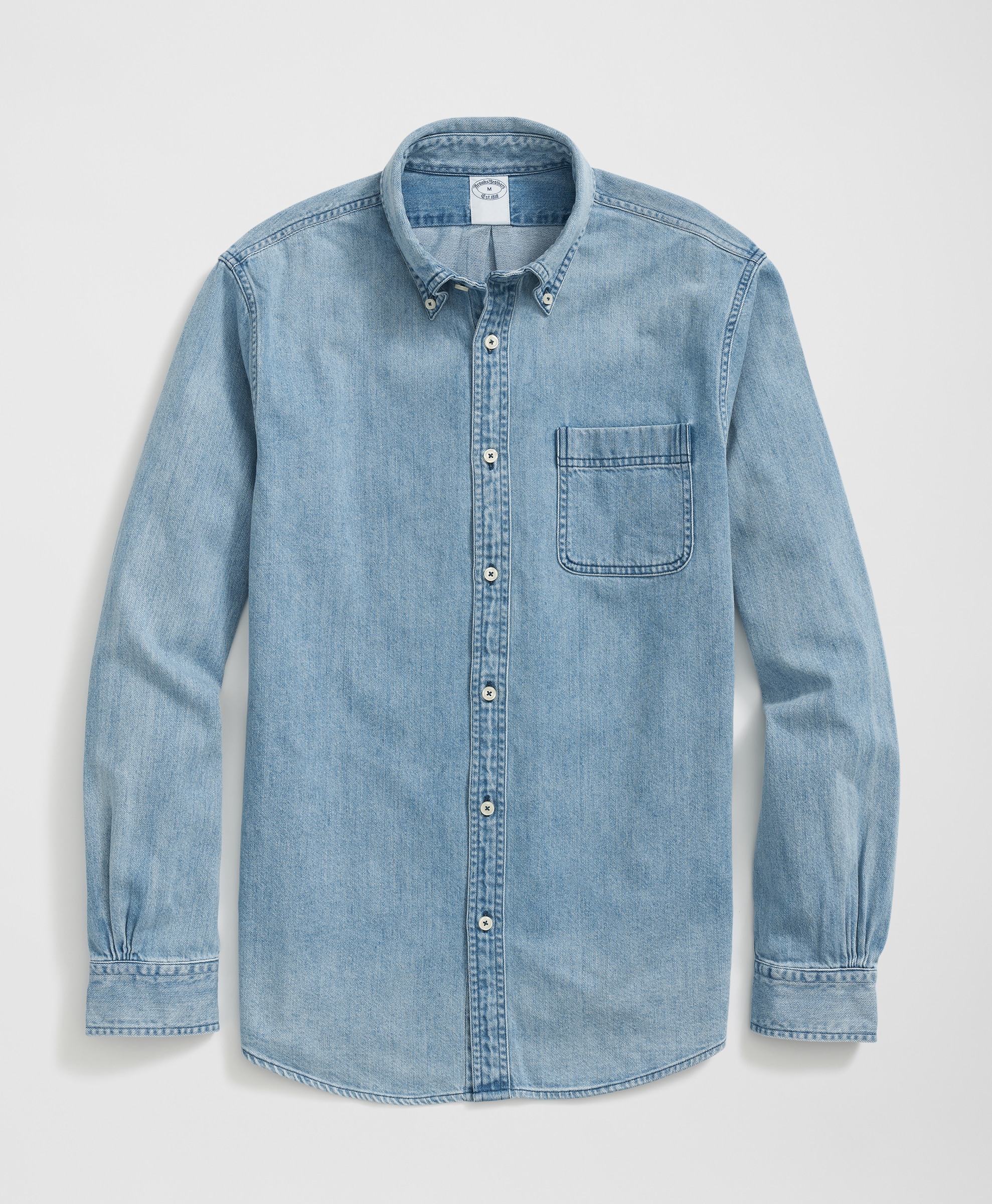 Brooks Brothers | Archival Denim Shirt in Cotton Twill