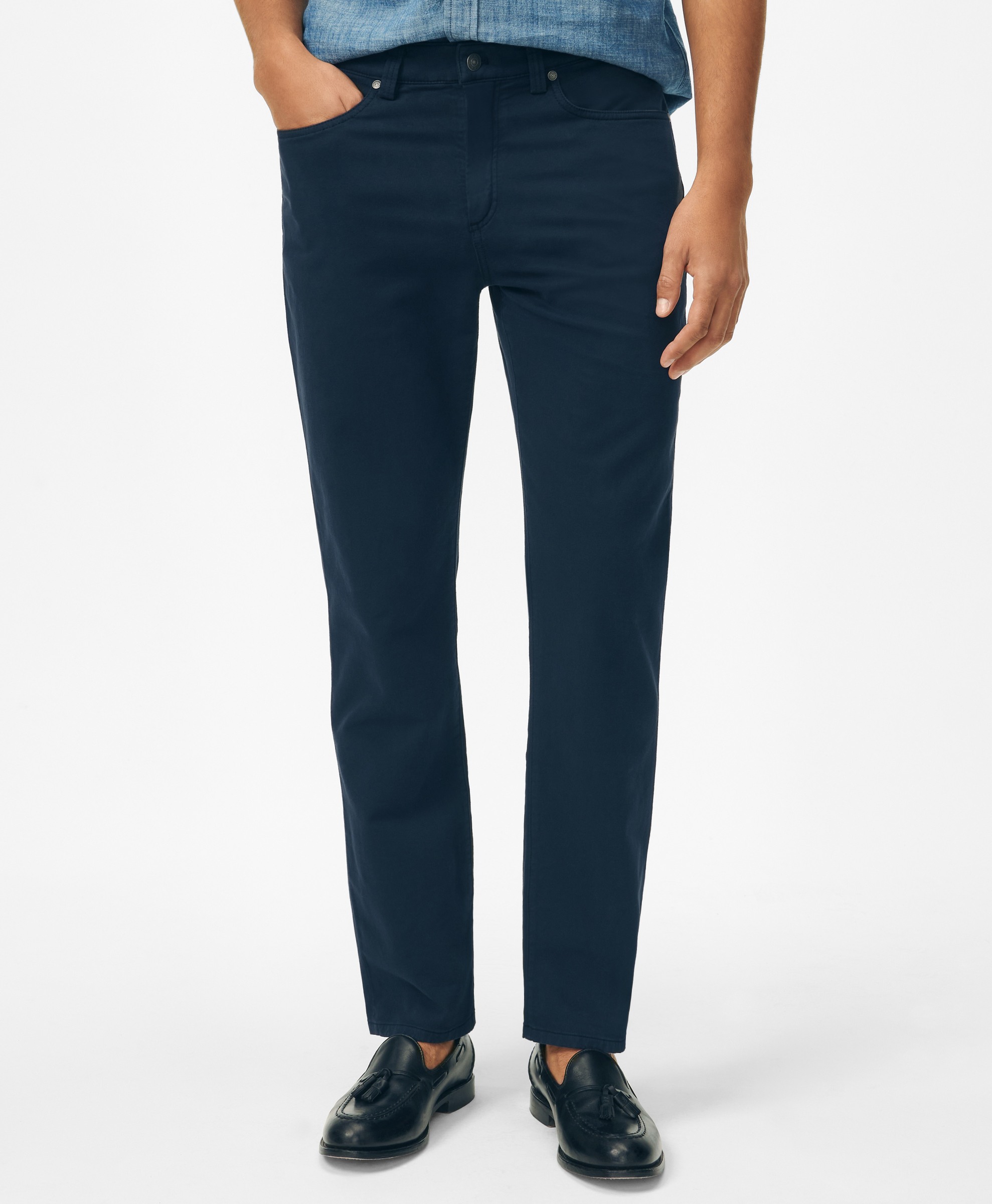Brooks Brothers | Cotton Richmond Straight 5-Pocket Pant