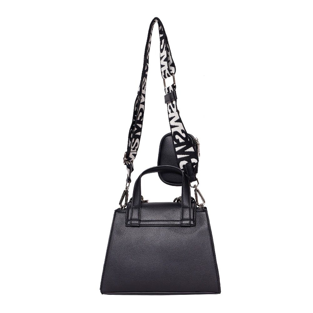 BREMMY 2 BLACK SATCHEL