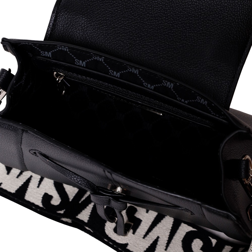 BREMMY 2 BLACK SATCHEL