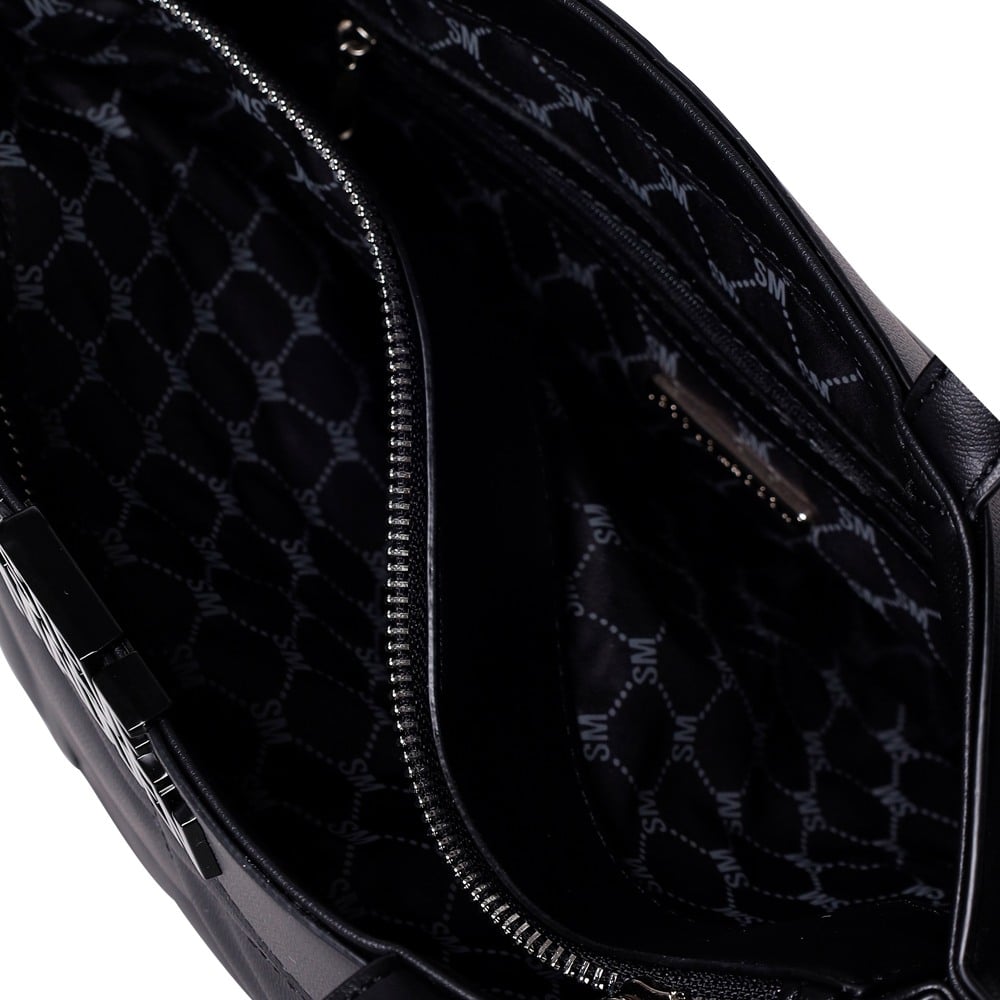BELIA 2 BLACK SATCHEL