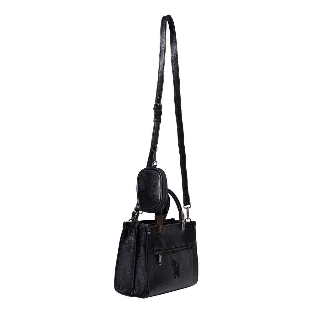 BZELDA 2 BLACK SATCHEL