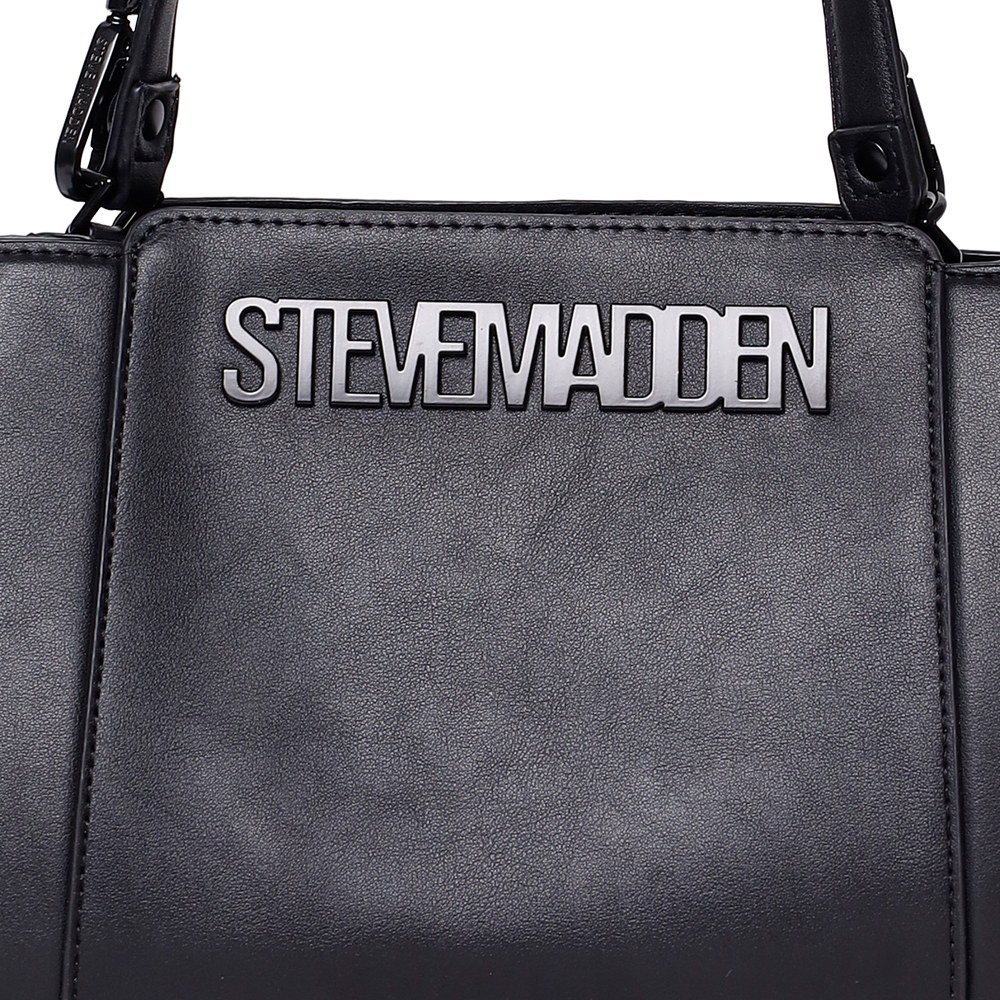 BNIXON BLACK SATCHEL