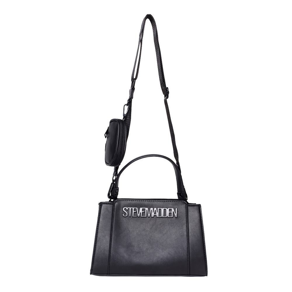 BNIXON BLACK SATCHEL