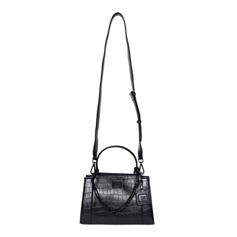 BNIXON-C BLACK SATCHEL