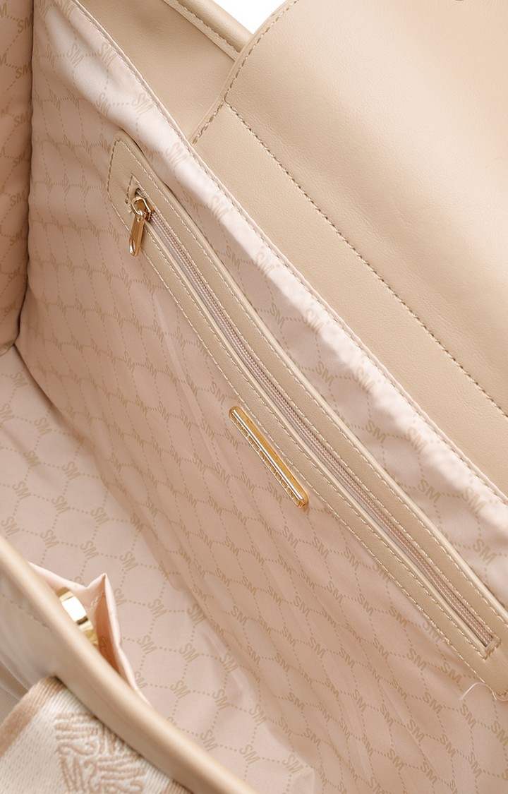 Bwebber-C Large Beige Handbags