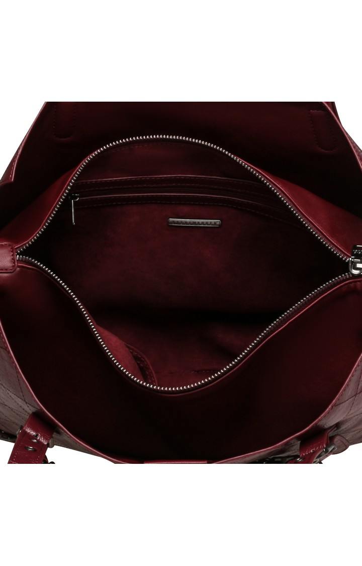 Bkesh Burgundy Handbags