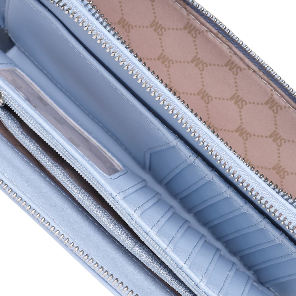 Bbenni Ice Blue Clutches & Wallets