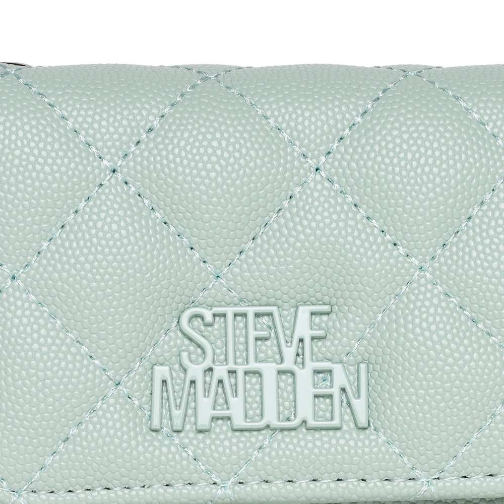 Bwren Frosty Green Clutches & Wallets