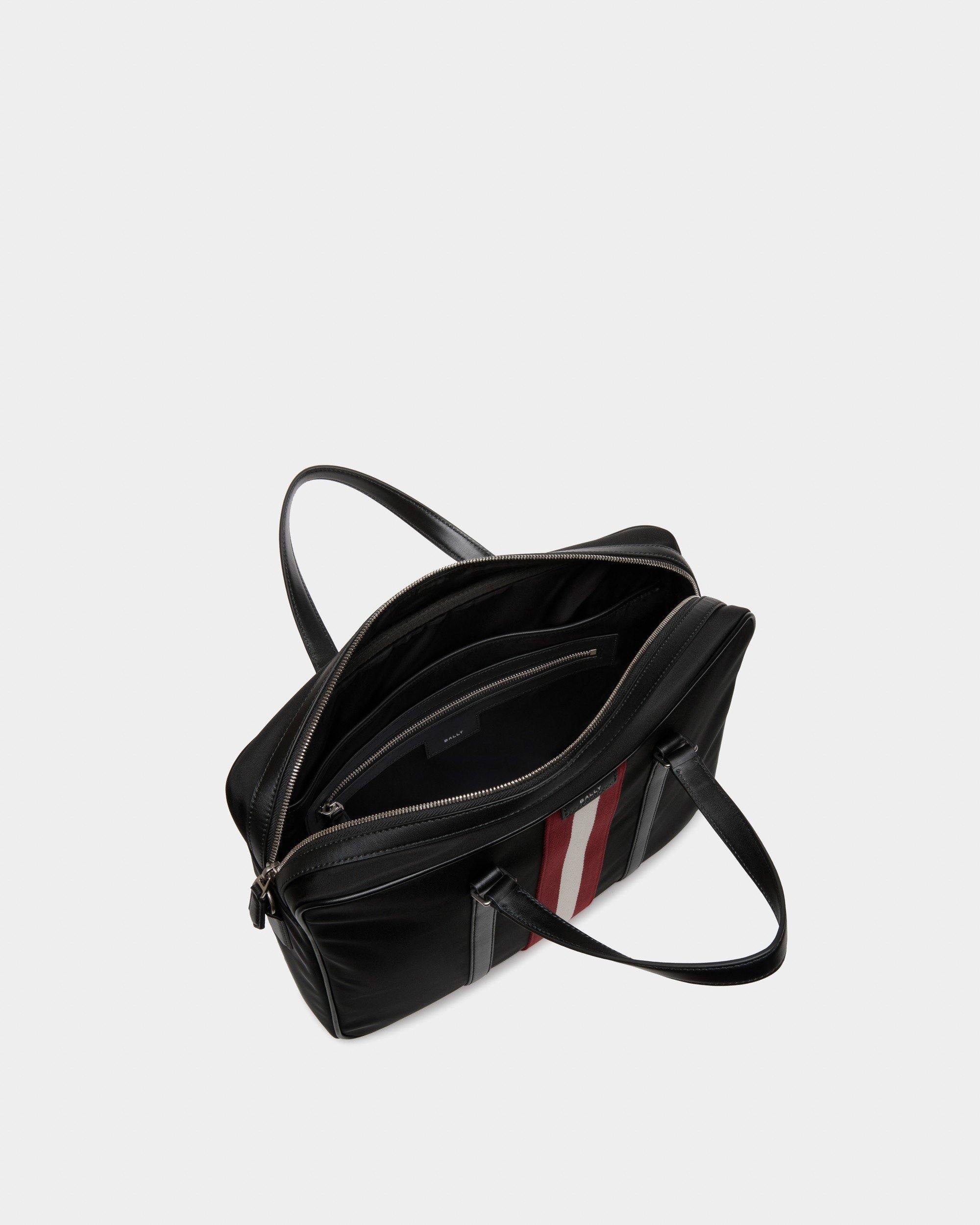 Code Briefcase In Black Nylon