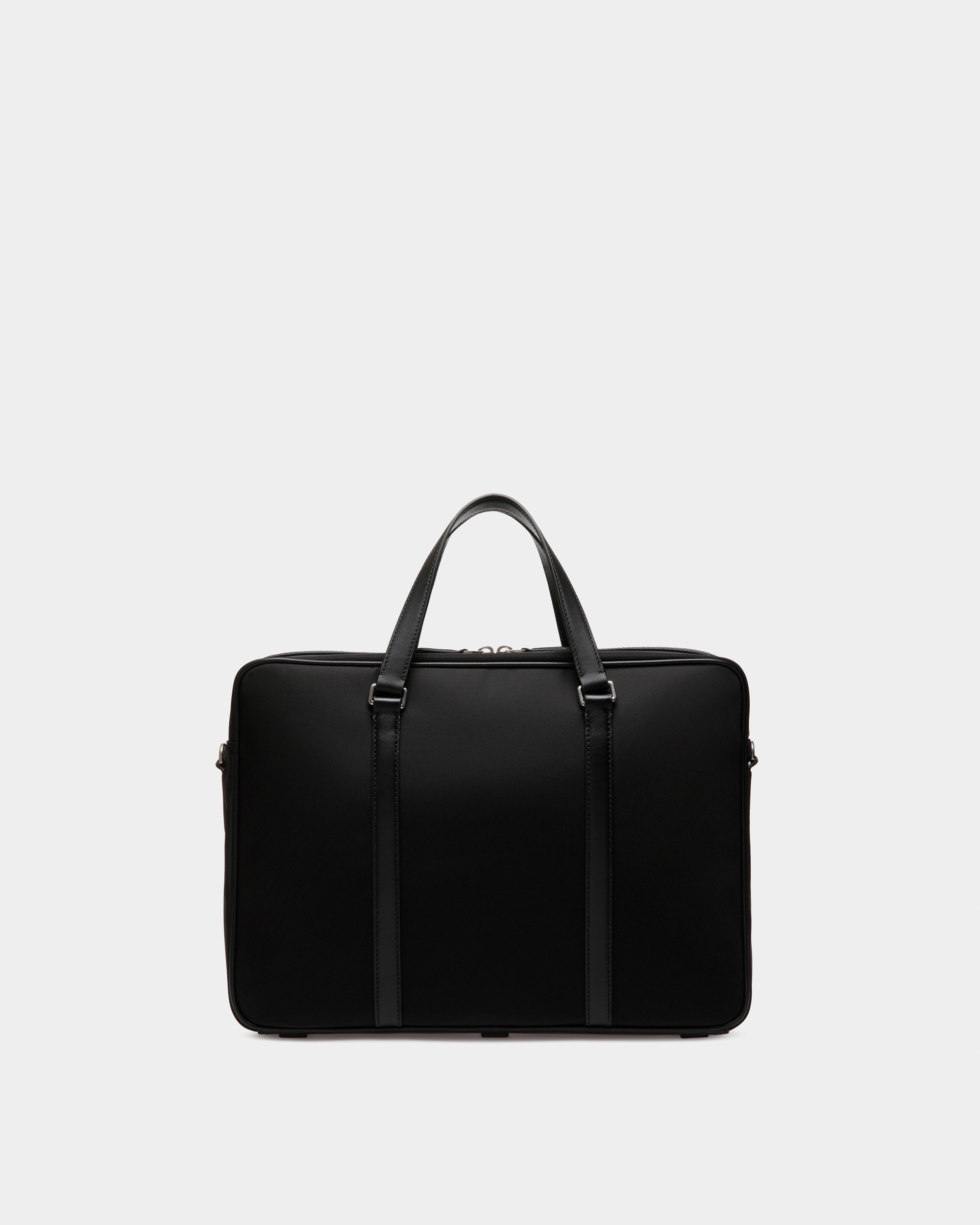 Code Briefcase In Black Nylon