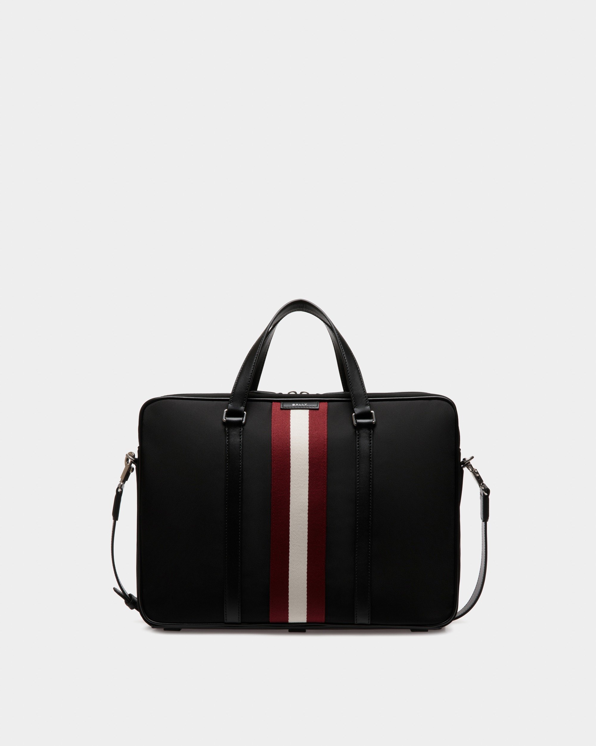 Bally | Code Briefcase In Black Nylon