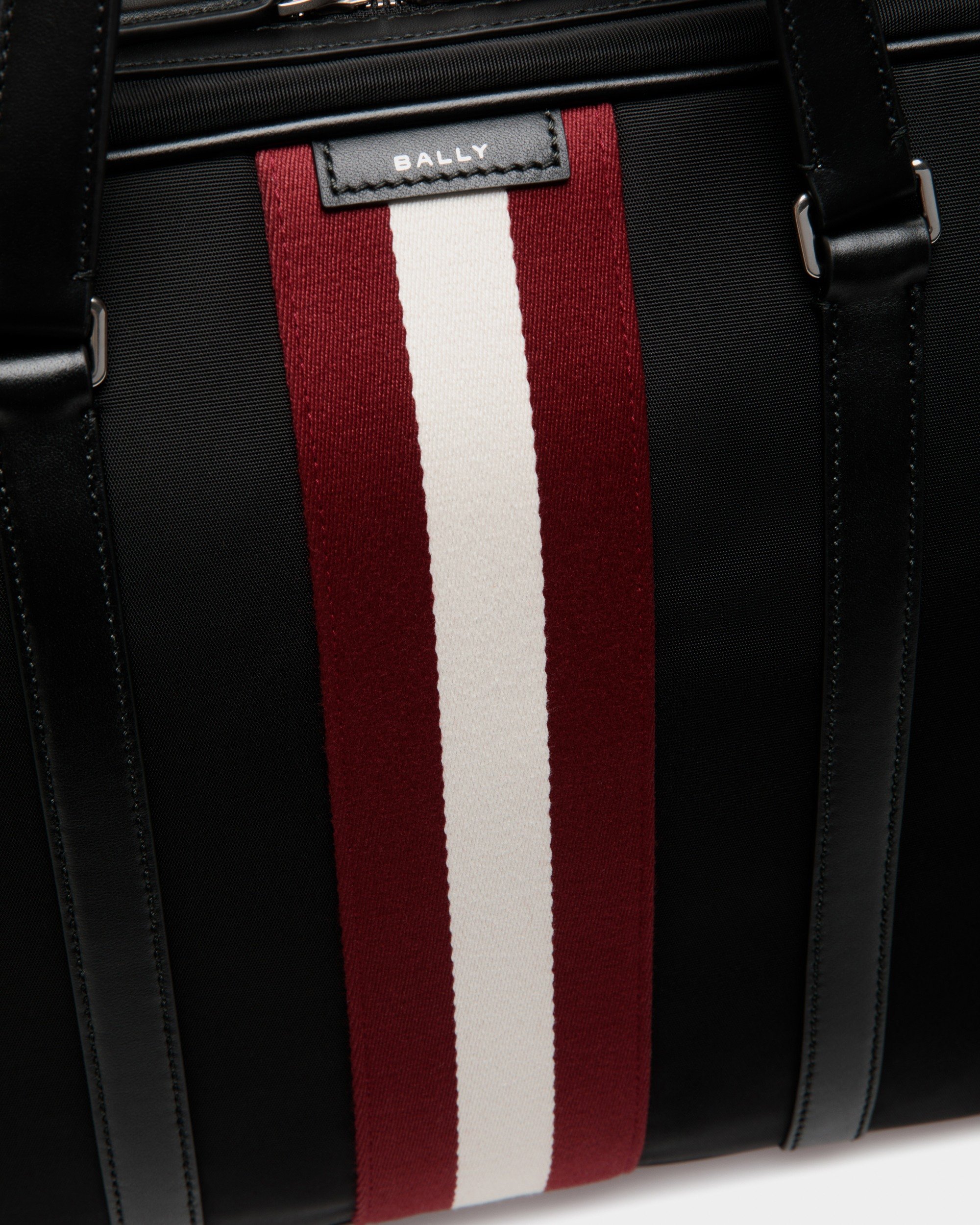 Code Briefcase In Black Nylon