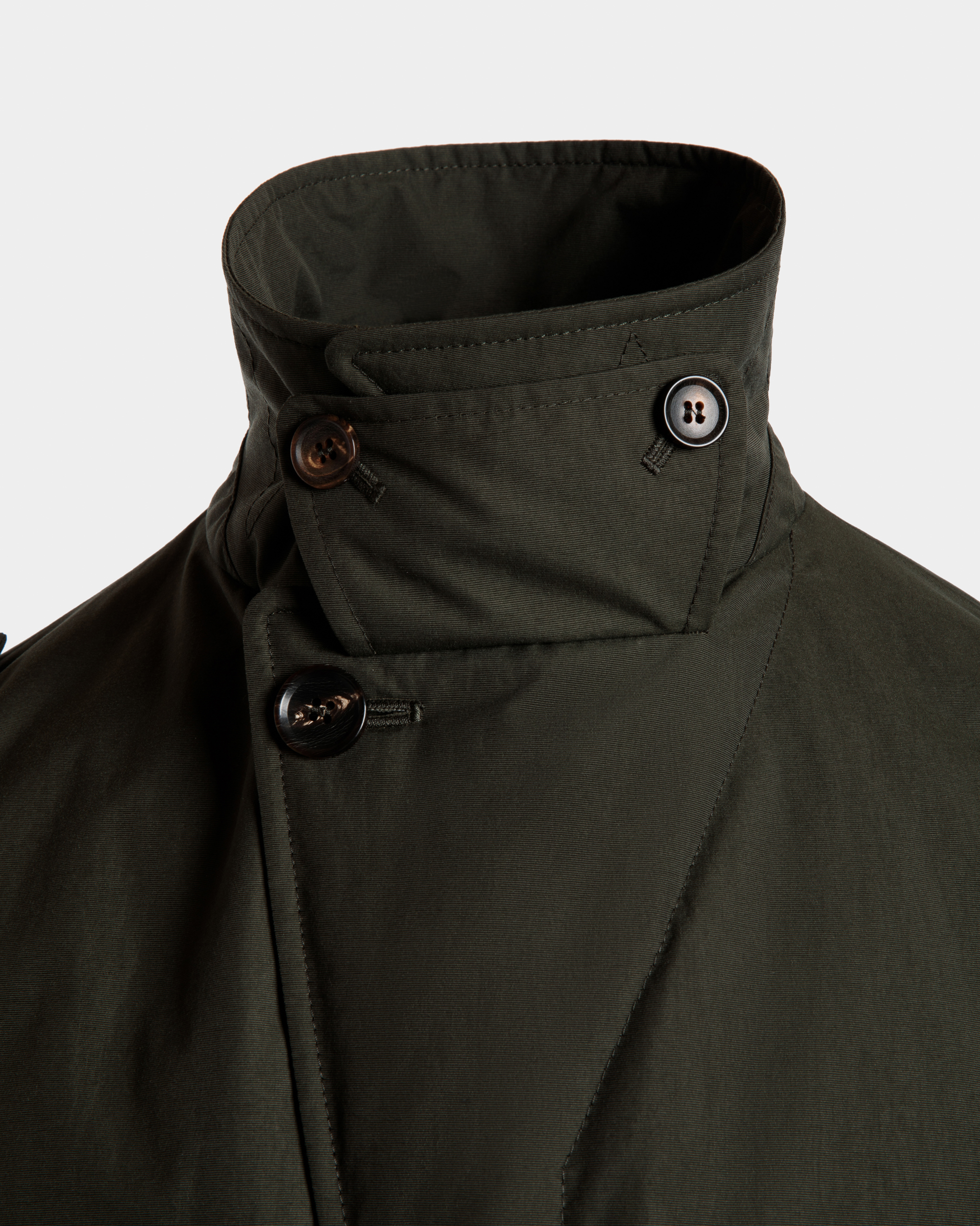 Field Jacket In Military Green Nylon