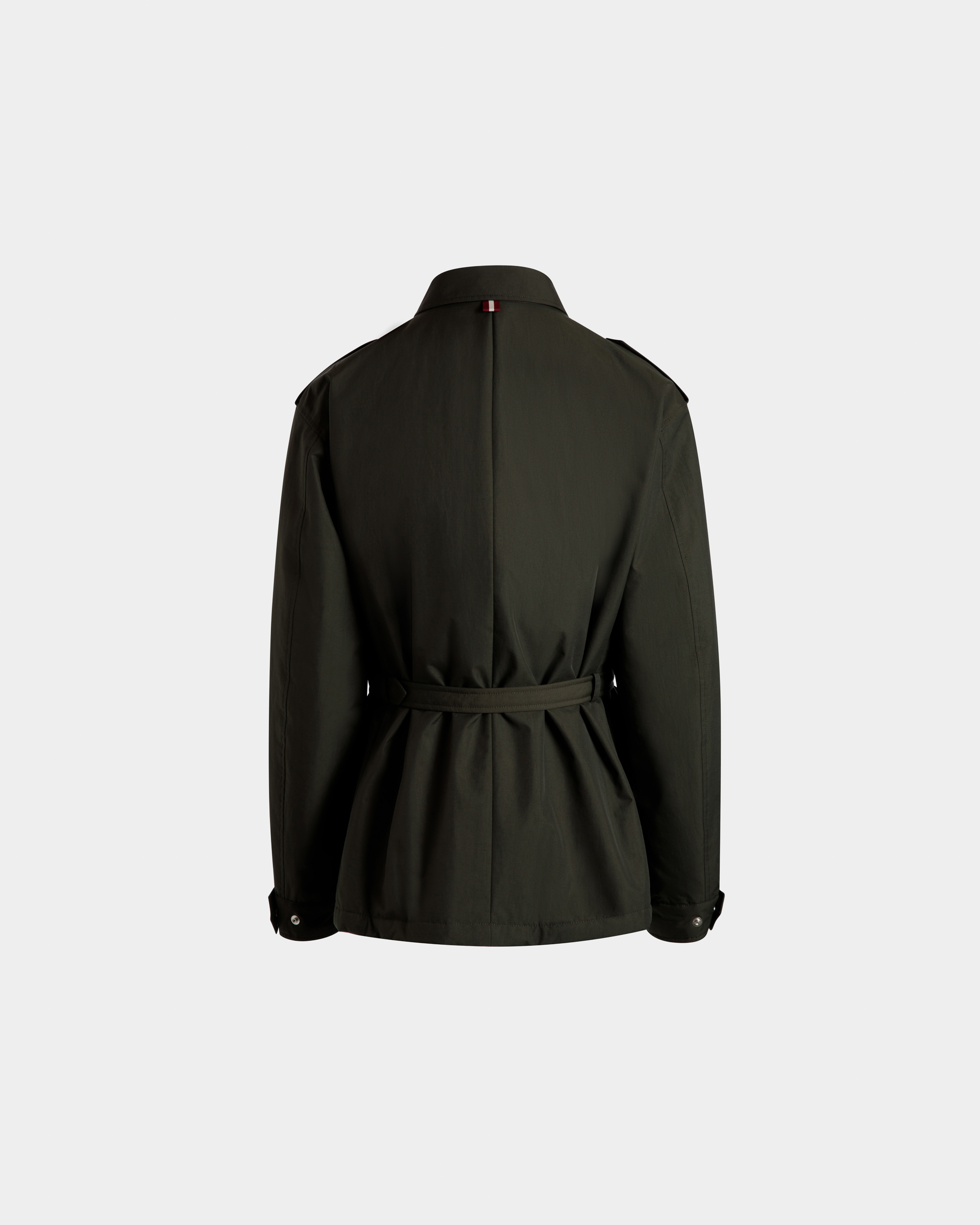 Field Jacket In Military Green Nylon